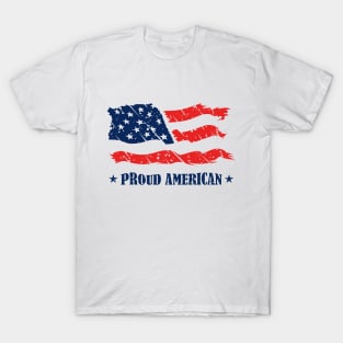 Proud American Flag T-Shirt